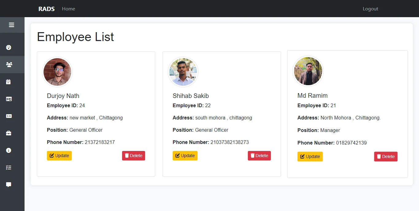Employee Management System screenshot 3