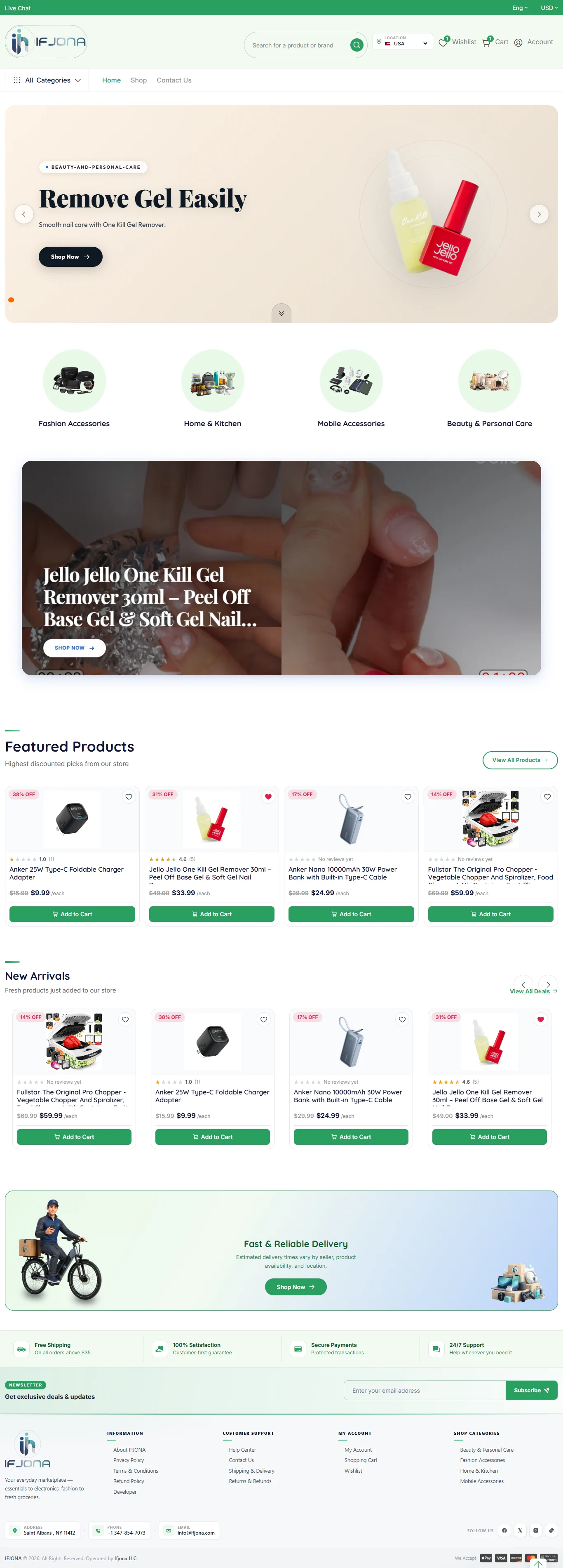 Ifjona E-commerce Marketplace