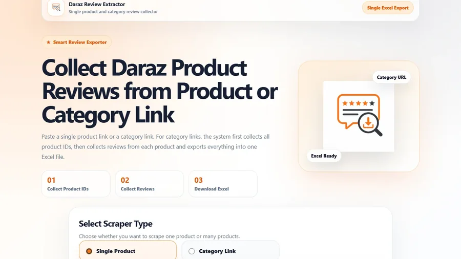 Daraz Review Extractor