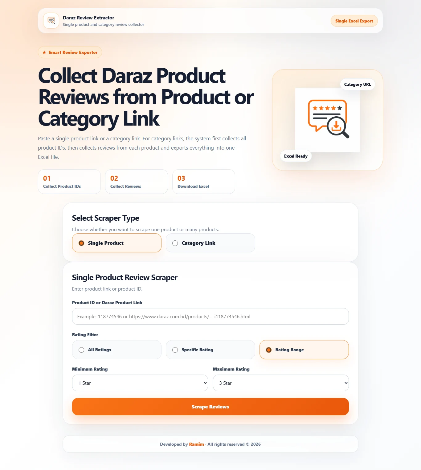 Daraz Review Extractor