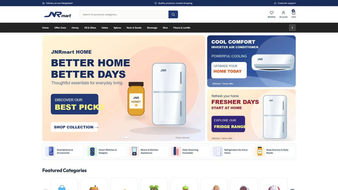 JNRMart — E-commerce, POS & Business Management Platform