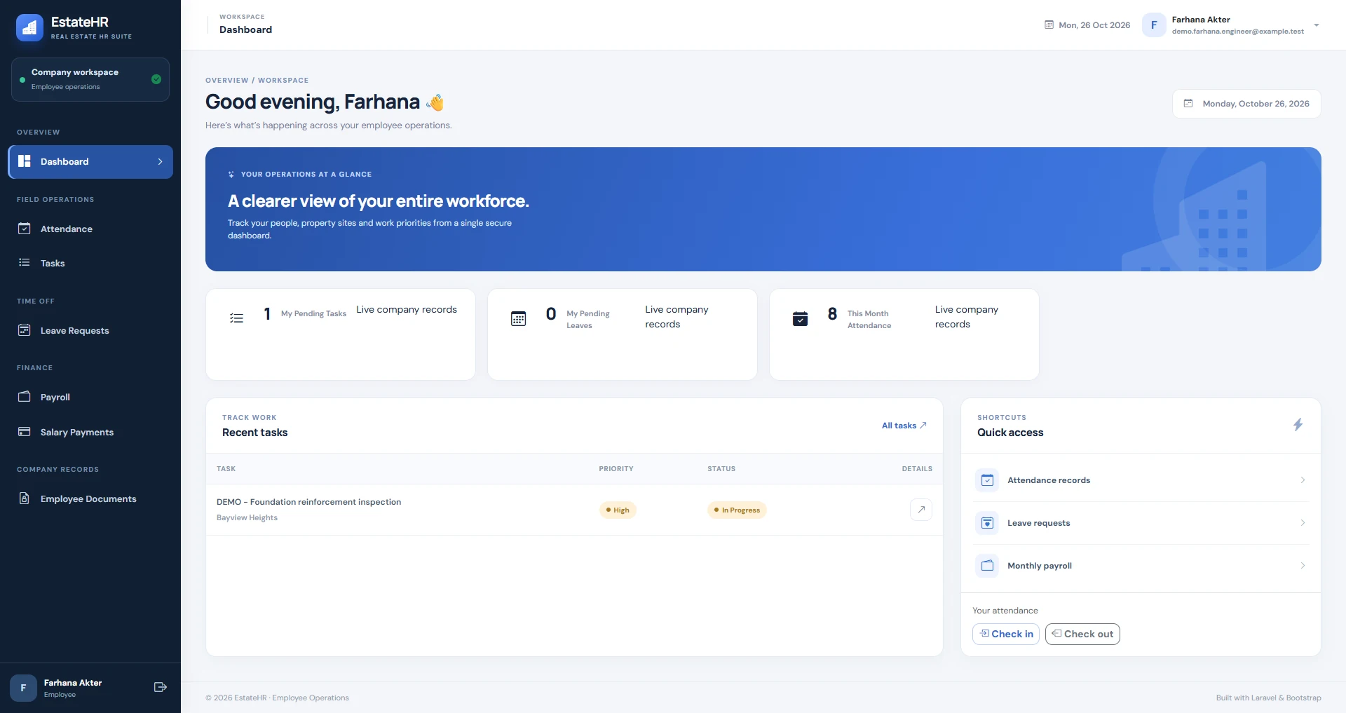 EstateHR — Real Estate Management System (REMS) screenshot 4