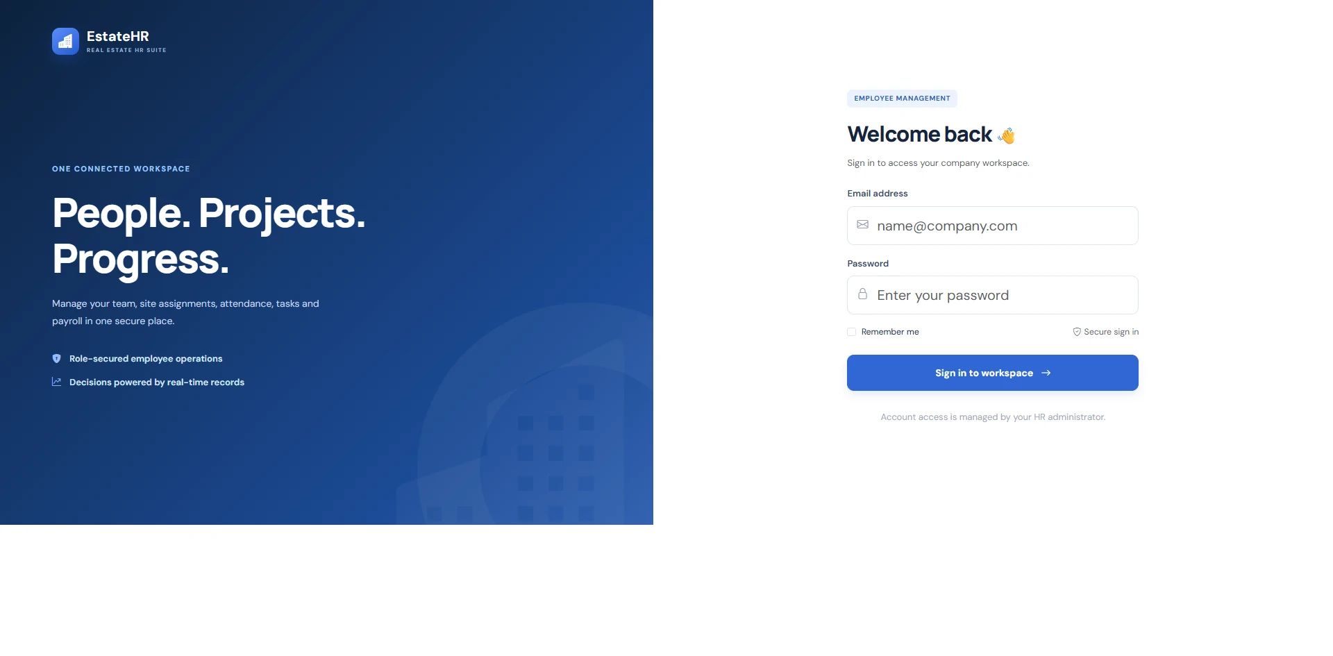 EstateHR — Real Estate Management System (REMS)