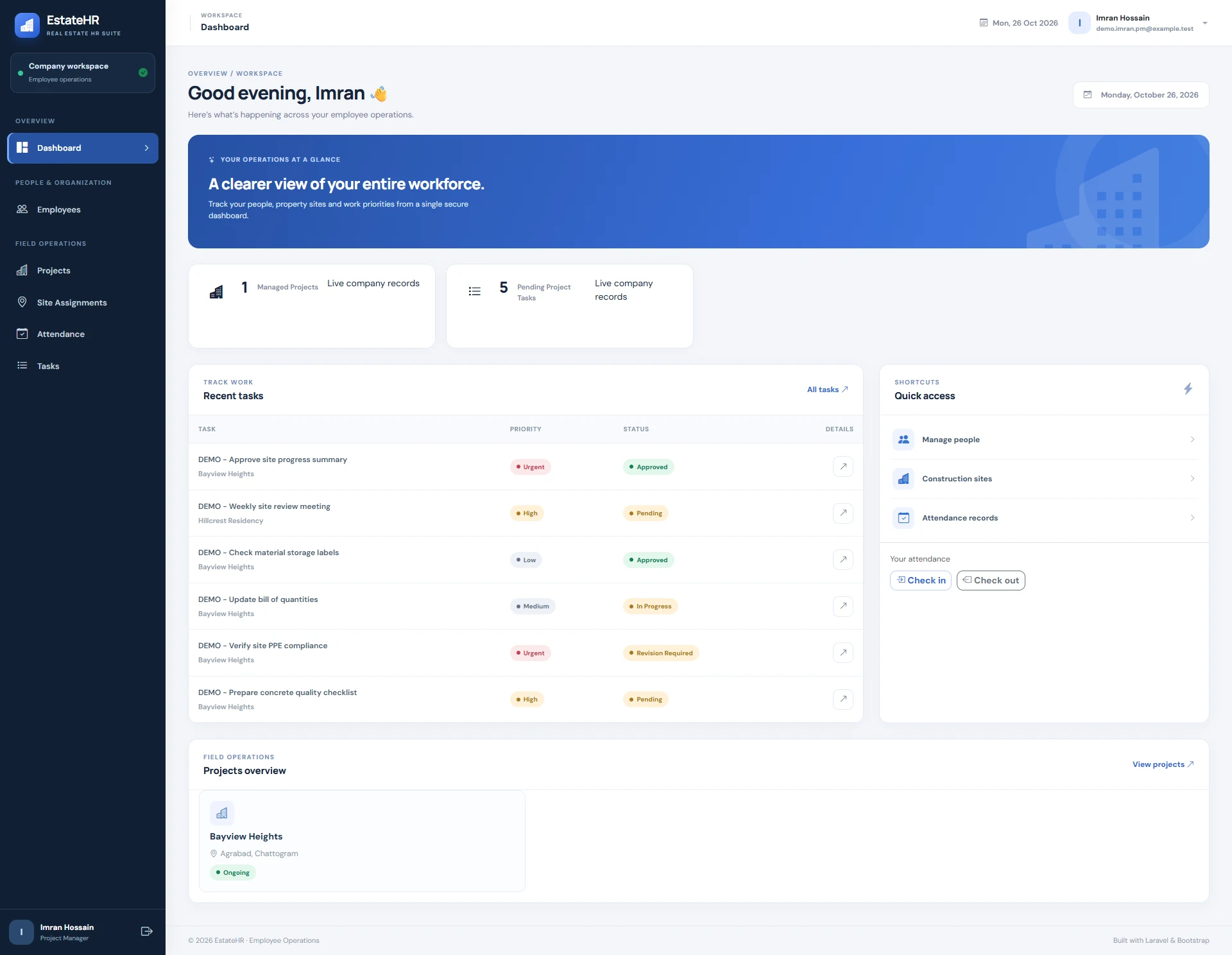 EstateHR — Real Estate Management System (REMS) screenshot 3