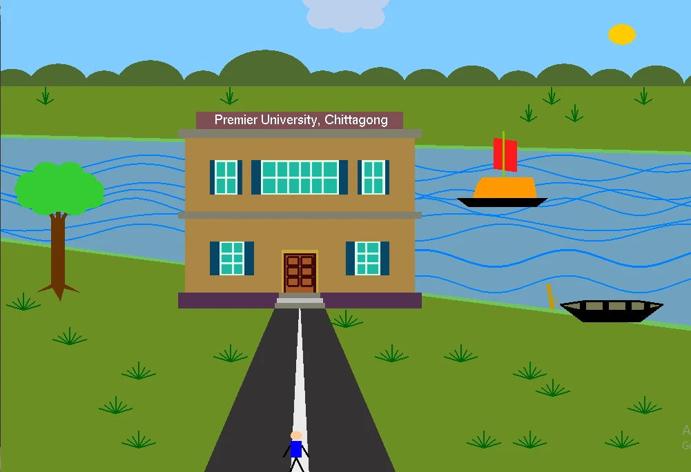 Village Scenario — 3D Computer Graphics screenshot 2